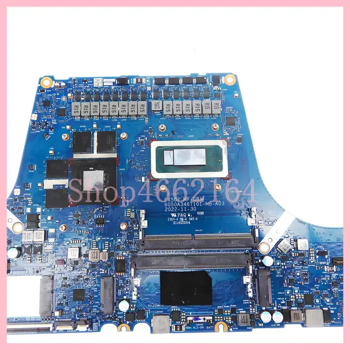 I7-12th/13th Gen CPU RTX4050/4060 carte mère GPU pour ASUS TUF Gaming F15 FX507