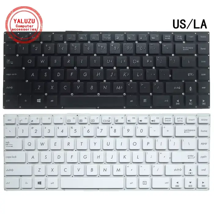 US/LA anglais nouveau clavier d'ordinateur portable pour ASUS E402 E402M E402MA E402SA E402S E403SA E402N R417 R417S R417M R417MA R417SA L402S