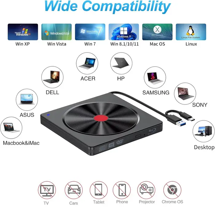 Lecteur Blu-ray externe