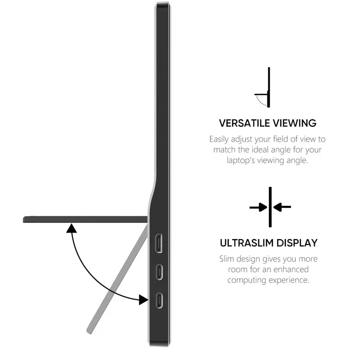 Moniteur portable 15, 6 pouces pour ordinateur portable