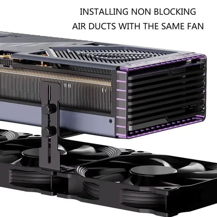 Support de carte graphique réglable, support de carte vidéo, support GPU pour boîtier de PC de bureau ITX/ATX, accessoire pour éviter le desserrage