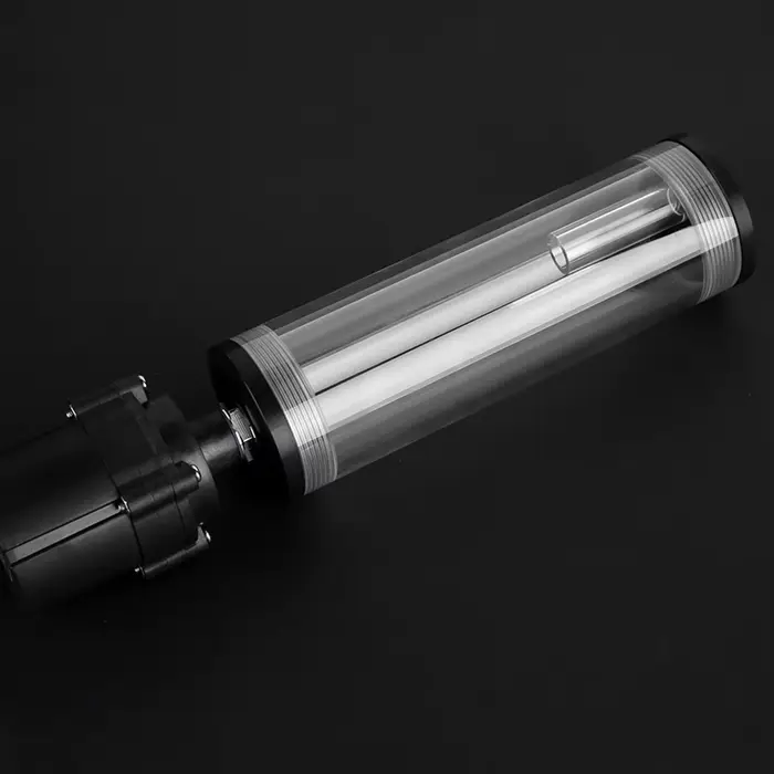 Système de refroidisseur d'eau pour PC filetage cylindre ordinateur réservoir