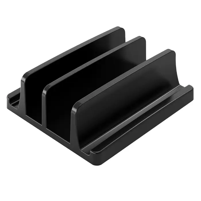 Support Vertical pour ordinateur portable pour bureau, support pour ordinateur portable en plastique