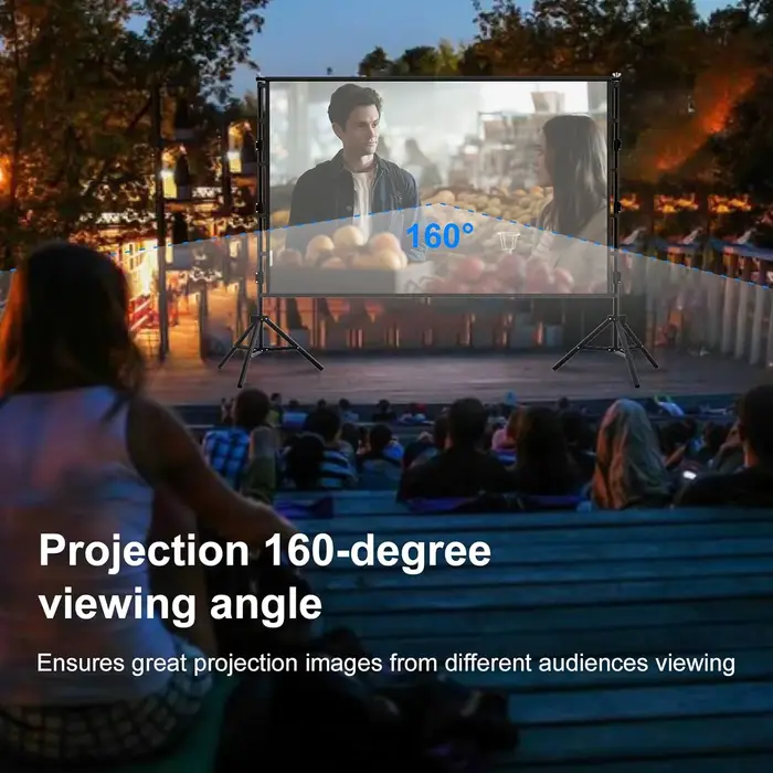 Écran de projection VEIDADZ avec support
