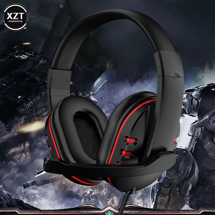 Casque de jeu filaire avec microphone