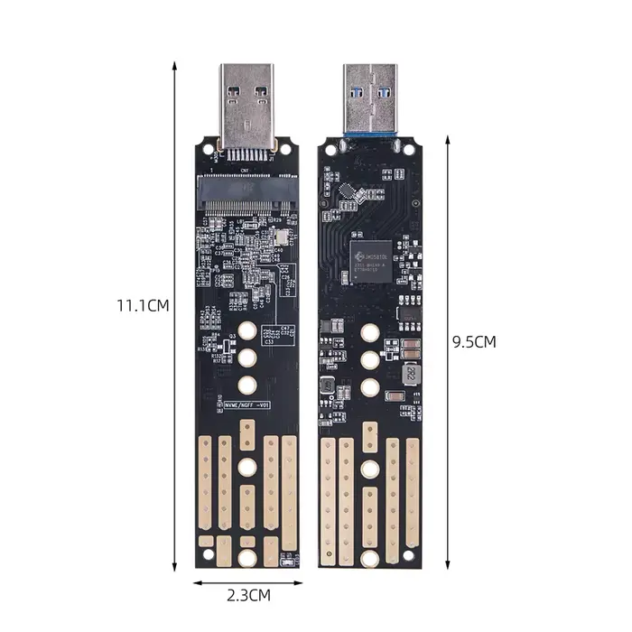 Adaptateur M2 vers USB 3.2 GEN2 10Gbps type-a M.2 SATA/NVME SSD