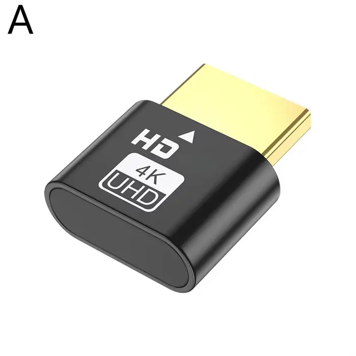 Adaptateur d'affichage virtuel DP, compatible 4K, adaptateur émulateur d'affichage virtuel pour cart