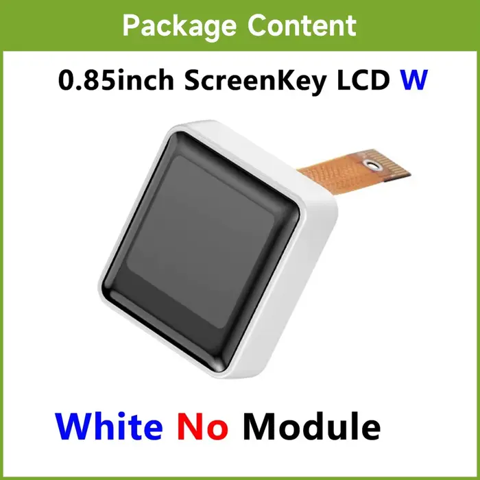 Écran d'affichage LCD Waveshare 0,85 pouce avec clavier mécanique à boutons 128x128 pour Arduino / R