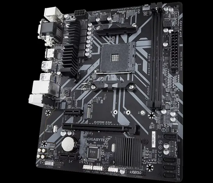 Pour carte mère GIGABYTE B450M S2H