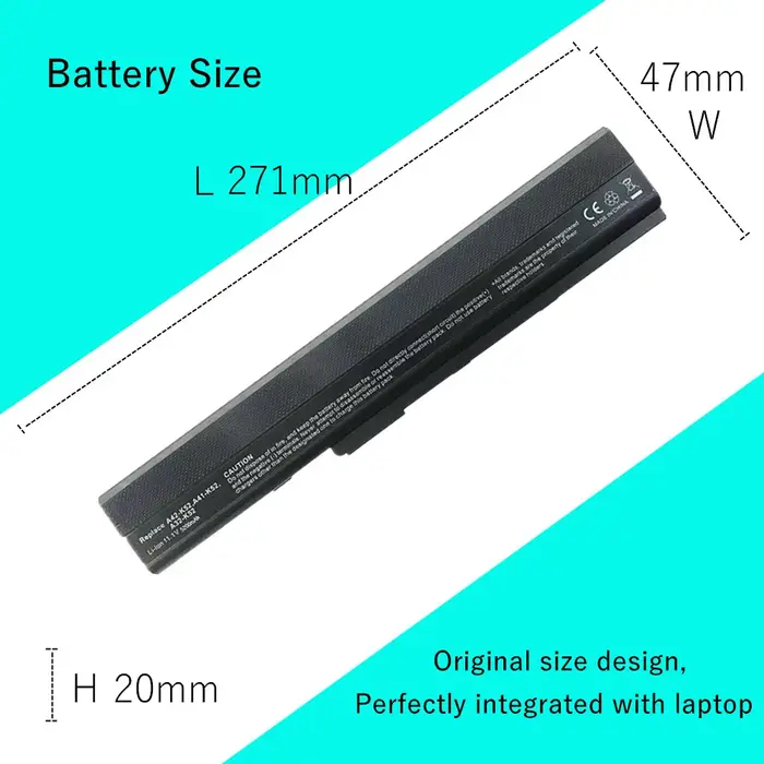 Batterie d'ordinateur portable Pour A31-K52 A32-K52 Bali K52D X52F K52DE K52J X42F X52JC X52J K52S K52N X42D X52D