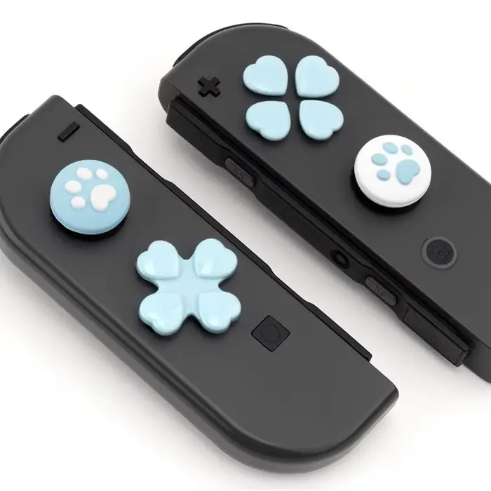 D-pad déplacer bouton de Direction croisée ABXY clé autocollant Joystick pouce bâton poignée couvert