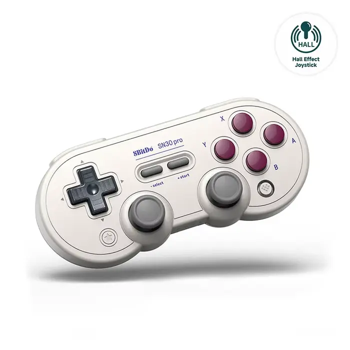 Manette de jeu Bluetooth sans fil 8BitDo SN30 Pro avec effet Hall pour Switch 2, 1, PC, Windows 10,