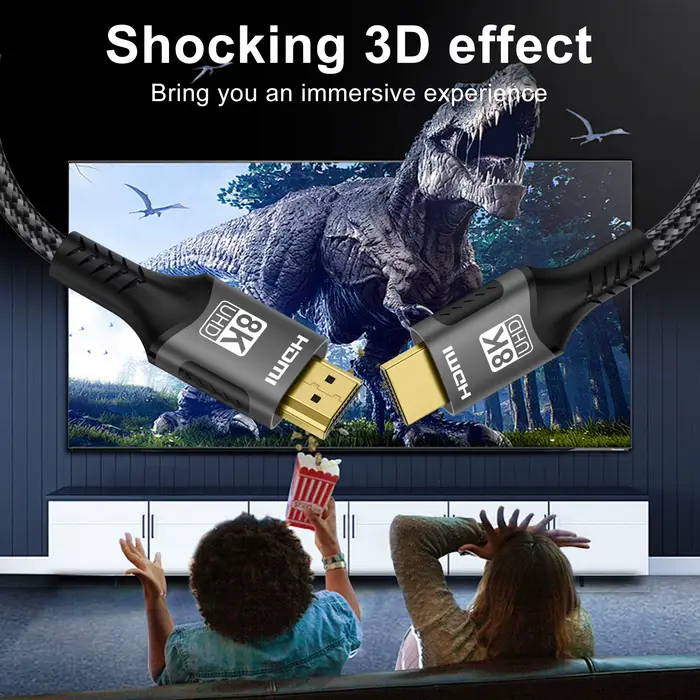 Câble HDMI 8K 60Hz Compatible