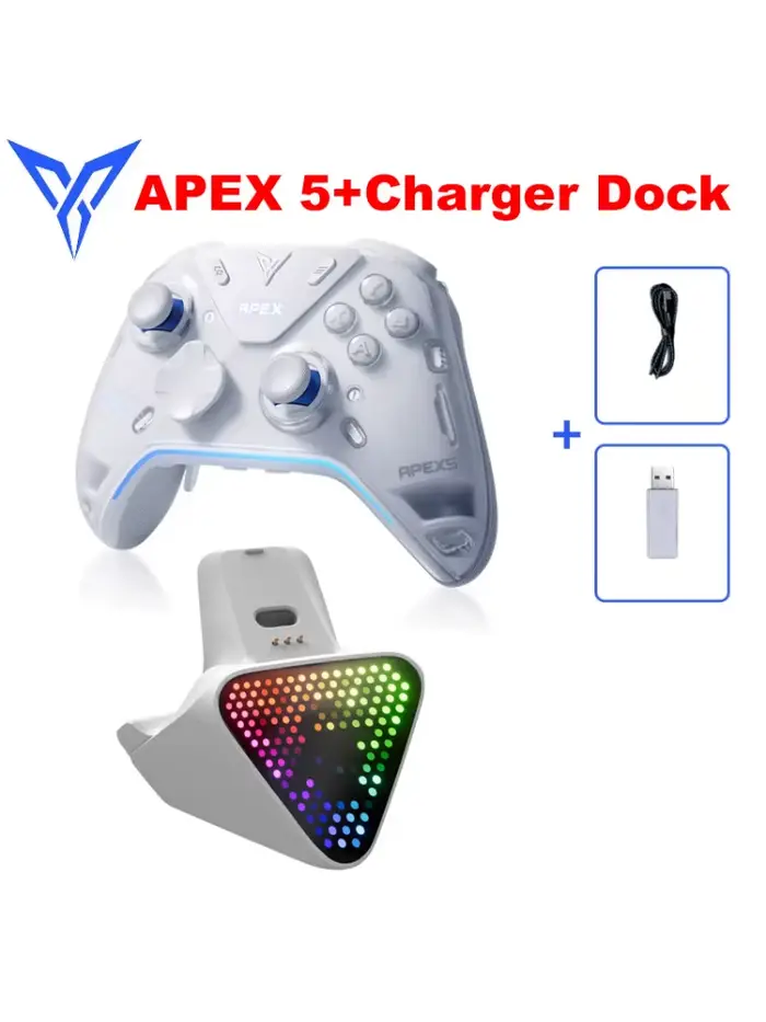 Manette de jeu Flydigi APEX 5 Elite, Version mondiale officielle, avec station de chargement, contrô