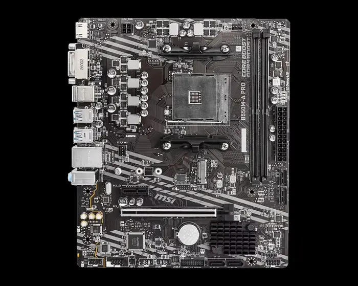 MSI B550M-A PRO AMD carte mère de jeu AM4 DDR4 M.2 prend en charge Ryzen CPU R3 R5 R7 série 5000 et 3000