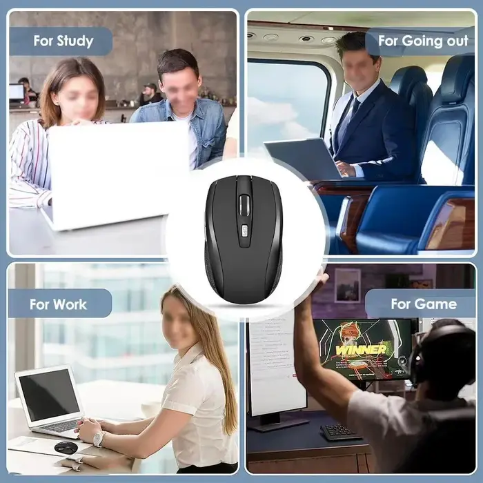 Souris sans fil Bluetooth 5.2