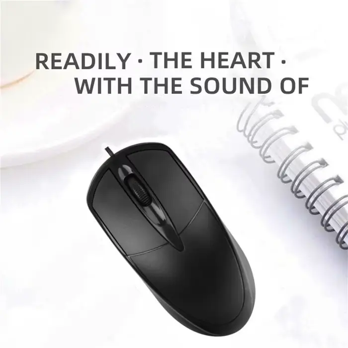 Souris d'ordinateur filaire USB optique pour les joueurs
