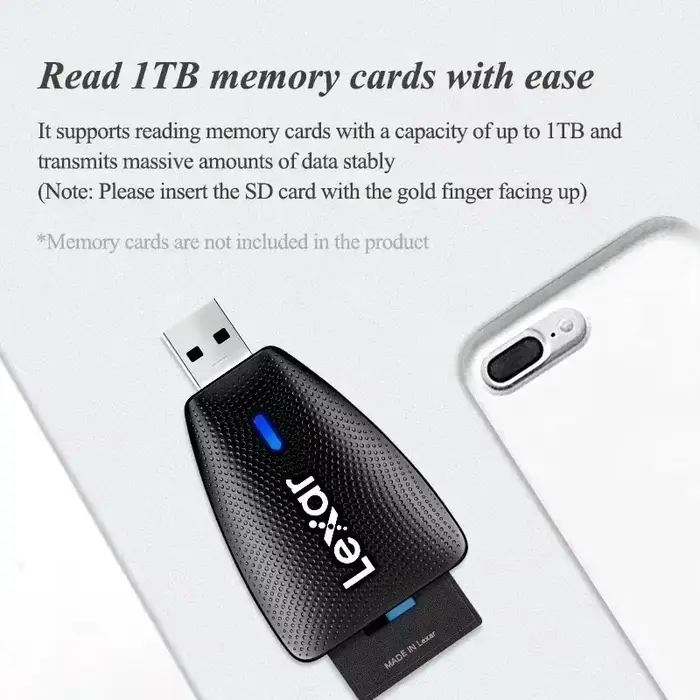 Lecteur de carte Lexar pour PC portable USB3.2 Type-C USB3.1 Lexar