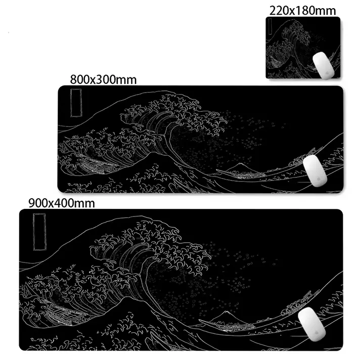 Large Gamer Mouse Mat Gaming XXL Mouse Pad Great Wave Gaming Mouse Pad Office Table Carpet Gaming Ma