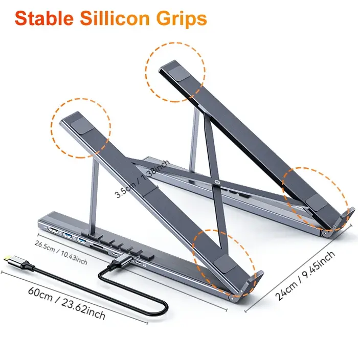 Support de Station d'accueil USB C pour ordinateur portable