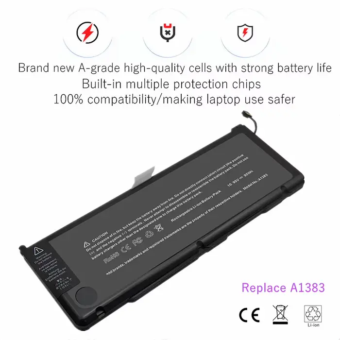 Batterie pour Apple MacBook Pro 17 "A1297 A1383 MD311 MC725 95WH 10.95V