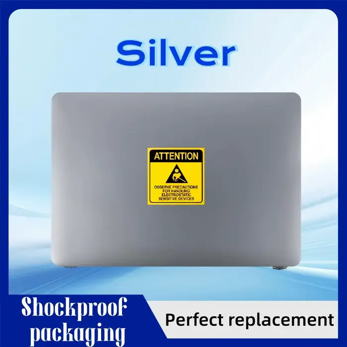 Ensemble écran LCD pour MacBook Pro 13,3 pouces A2338 M1 M2 2020-2022 EMC 3578 8162, couleur argent