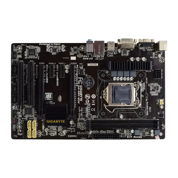 Gigabyte GA-B85-D3V LGA 1150 Prise en charge de la carte mère Core i7-4790K i7-4770K i5-4690K i5-4670K CPU 2 × DDR3 DIMM 16G VGA DVI ATX