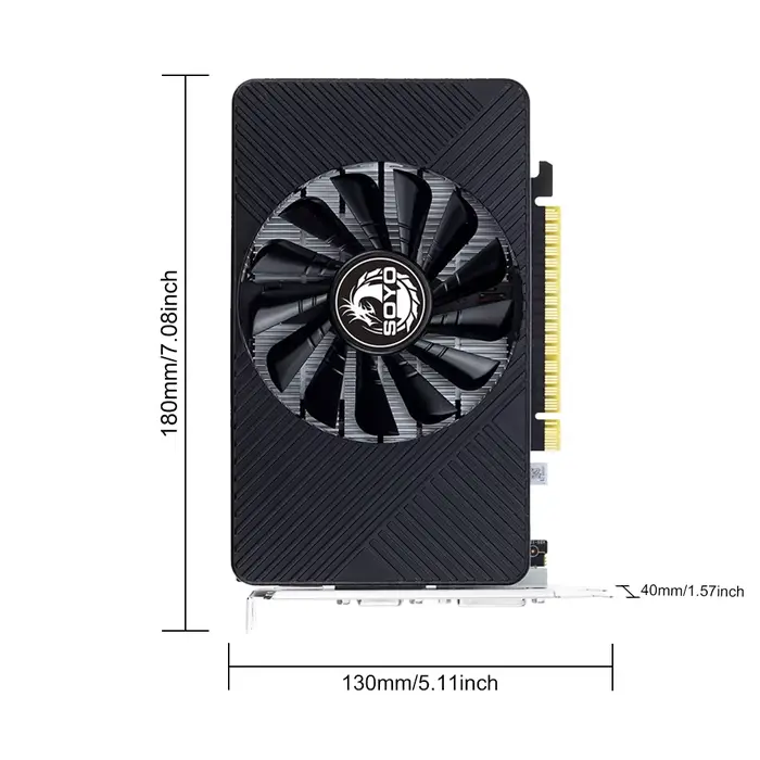 SOYO GTX 750Ti 4GB carte graphique GDDR5 128Bit PCI-E 3.0 Geforce GPU Gtx 750