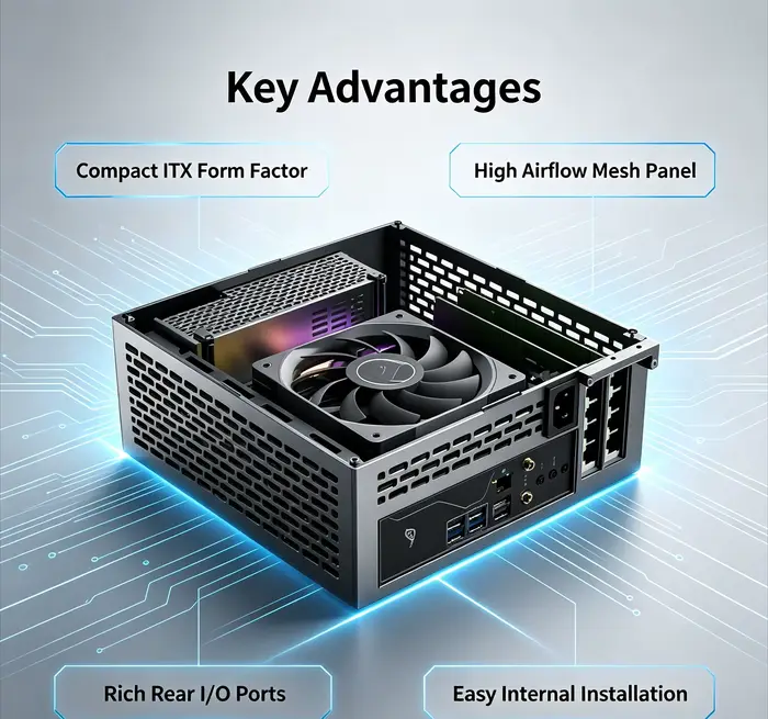 Boîtier PC Mini ITX A24-V5 5L