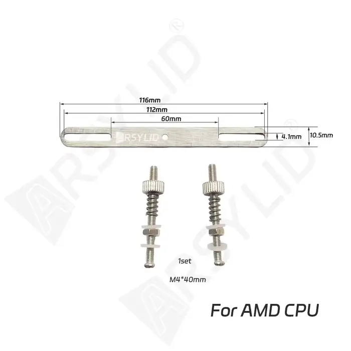 Bloc de refroidissement liquide en acier inoxydable pour CPU