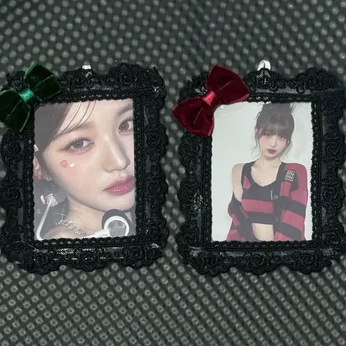 Porte-cartes photo noir