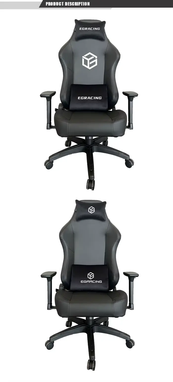 Chaises de jeu de haute qualité, chaise de jeu avec cuir respirant