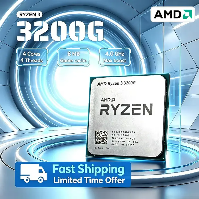 Processeur de jeu d'entrée de gamme 100% neuf et original, le meilleur processeur 3,6 GHz Quad-Core 