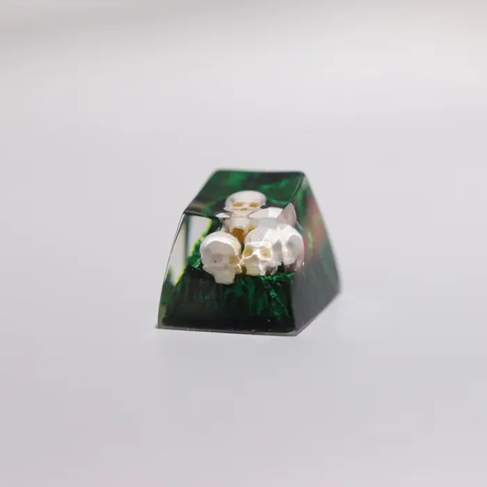 Capuchons de touches de clavier mécanique ESC, château en résine personnalisé créatif, crâne de Patr