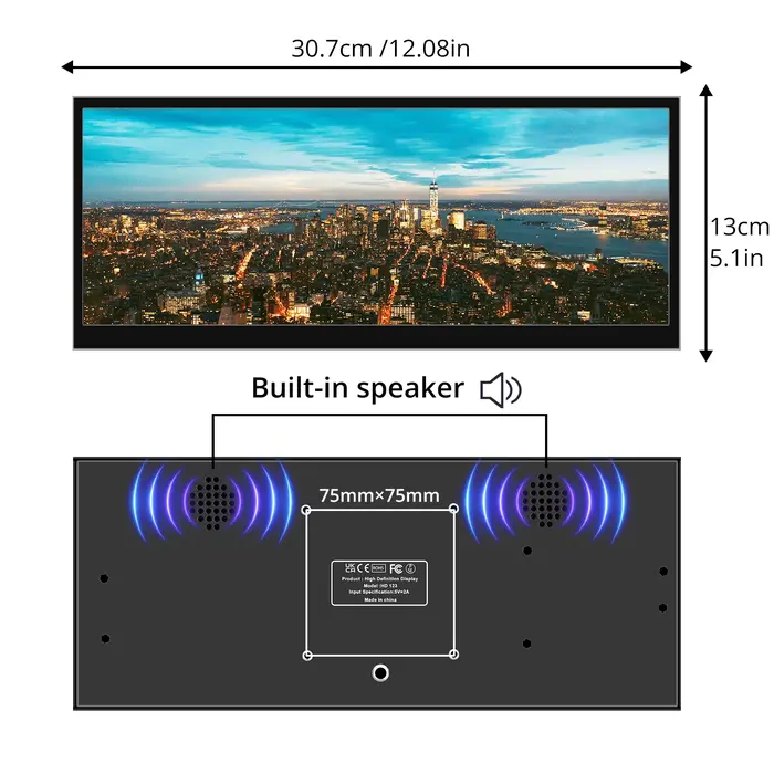 Moniteur à écran tactile 12.3 /14.5 pouces