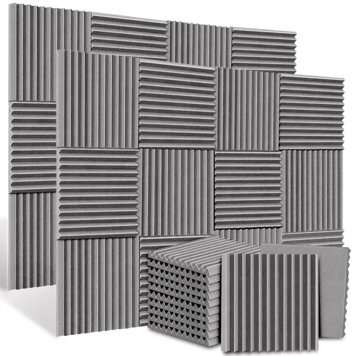 Paquet de 12 30x30cm mousse acoustique insonorisation Studio KTV panneaux insonorisants éponge tampon isolation phonique