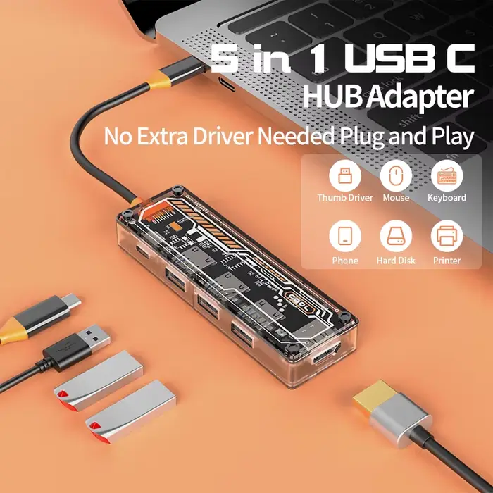Station d'accueil USB C vers écran 4K @ 30Hz