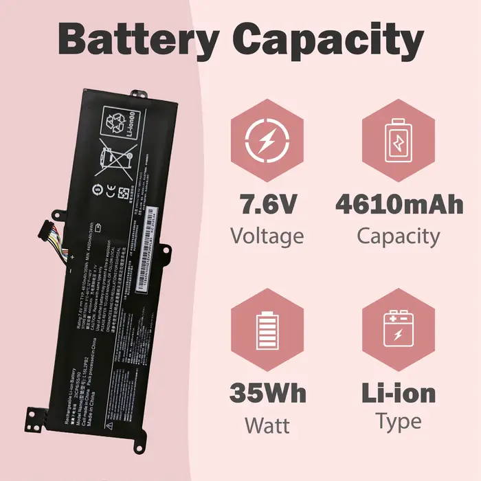 L16L2PB2 L16M2PB1 Pour Lenovo Ideapad 320 520 130 V320 S145 L17L2PF1 L17M2PB7 L16L2PB3 L16C2PB1 L16M2PB3 320-15IKB -15IAP-15AST-1