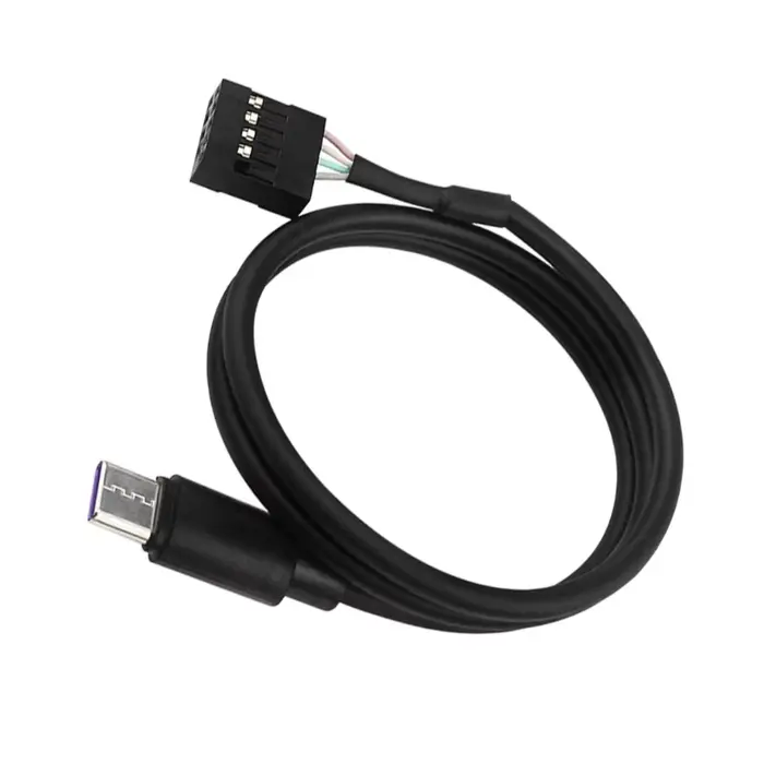 Câble convertisseurs cartes mères PC 9 broches vers USB C pour livraison d écran secondaire