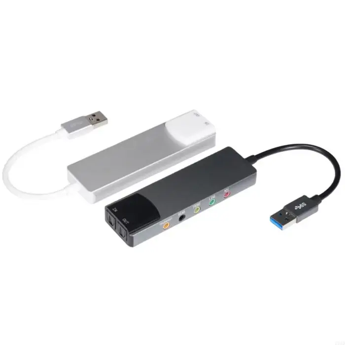 Carte son externe USB avec entrées microphones