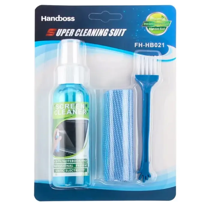 Kit de nettoyage d'écran liquide de haute qualité, 1 ensemble de tissus de brosse, pour TV LCD, tabl