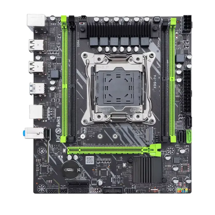 Kit de carte mère SOYO blanc X99 avec processeur E5-2680 V4 et DDR 2133MHZ 8GB * 2 = 8GB RAM LGA2011-3 C612 Chipset double canal DDR4 M.2