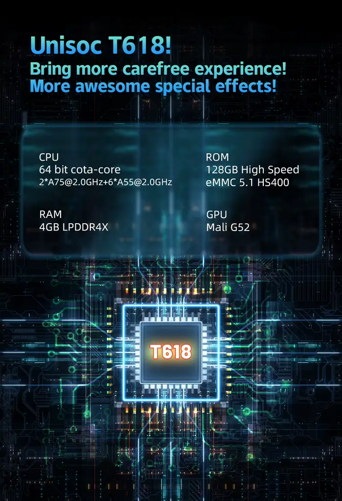 ANBERNIC – Console de jeu portable RG505, Android 12, Unisoc Tiger T618, 128 go intégré, préchargés,