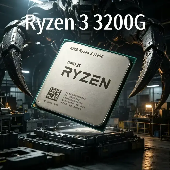 Processeur de jeu AMD Ryzen 3 3200G durable, 3,6 GHz, quad-core, 4 threads, 65 W, AM4 avec graphisme