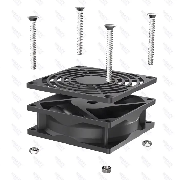2 pièces léger PC ventilateur filtre à poussière écran 40mm 50mm 60mm 80mm 90mm120mm plastique anti-poussière grilles