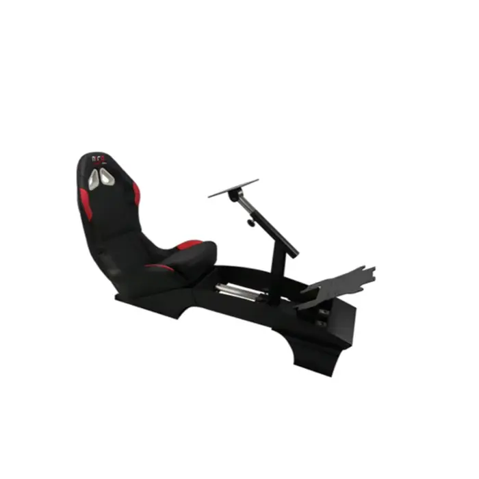 Cockpit de simulation de course F1 professionnel avec siège