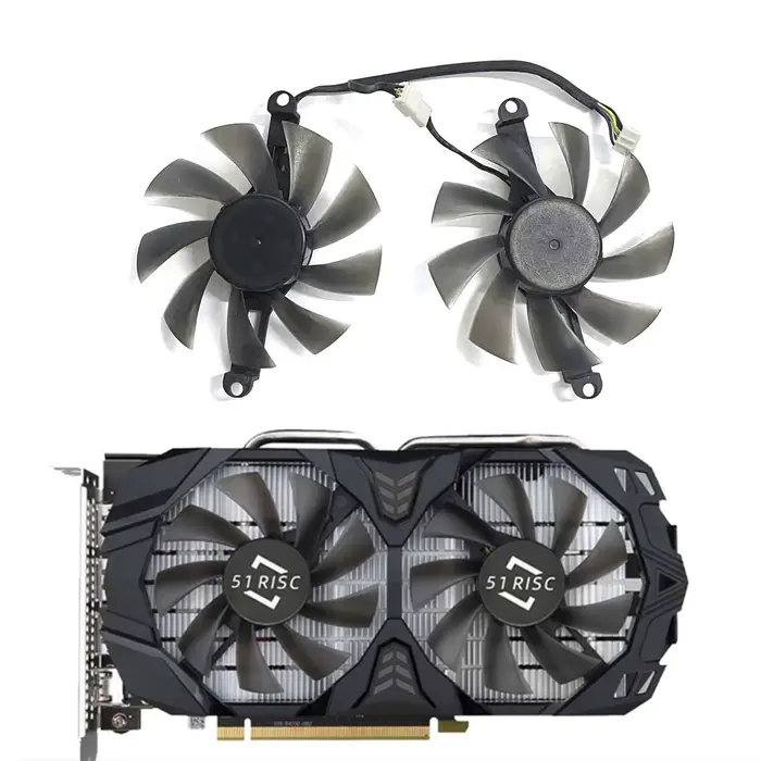 Ventilateur de carte graphique 51RISC AMD RX 580 8G 256Bit 2048SP