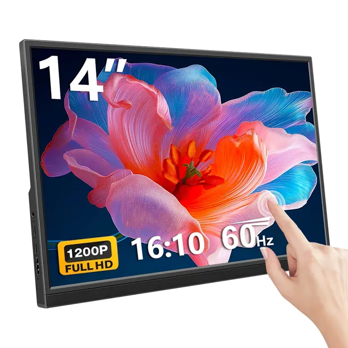Moniteur tactile portable 16/14 pouces 1920x1200 IPS USB C HDMI