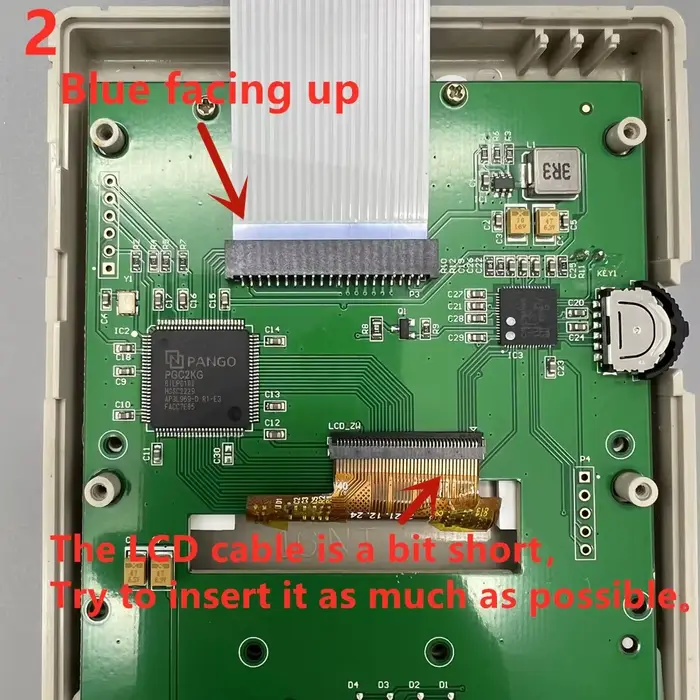 Kits d'écran LCD GB DMG 2.45 pouces pour Gameboy IPS