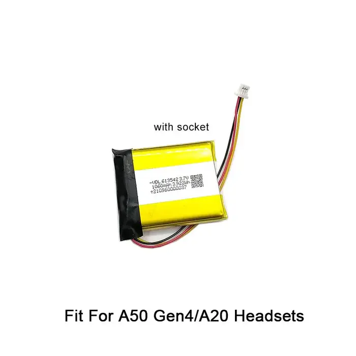 Batterie Li de remplacement pour casques de jeu Dolby sans fil ASTRO A50 A20